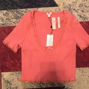 For love and lemons crop top size L, NWT